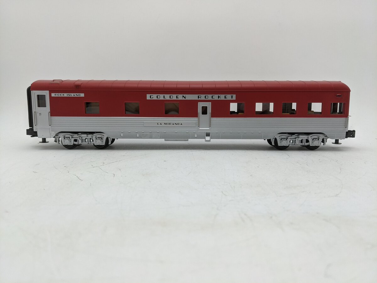 MTH 30-6708 O Rock Island "La Miranda" 60' Streamlined Coach Passenger Car EX