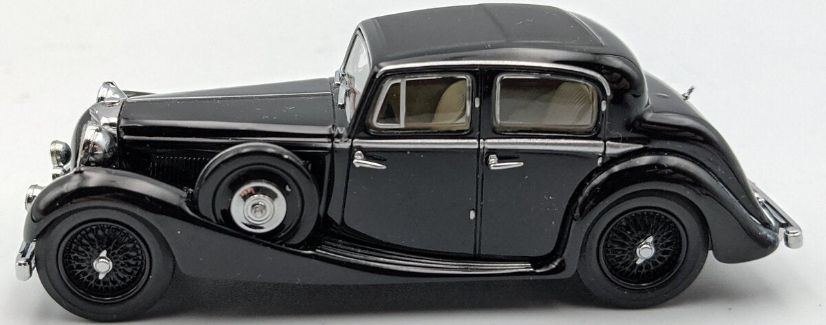 Oxford Diecast 76JSS002 Black SS Jaguar 2.5 Litre Saloon Diecast Model LN