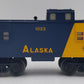 O Gauge Alaska Caboose #1023 - Custom Painted