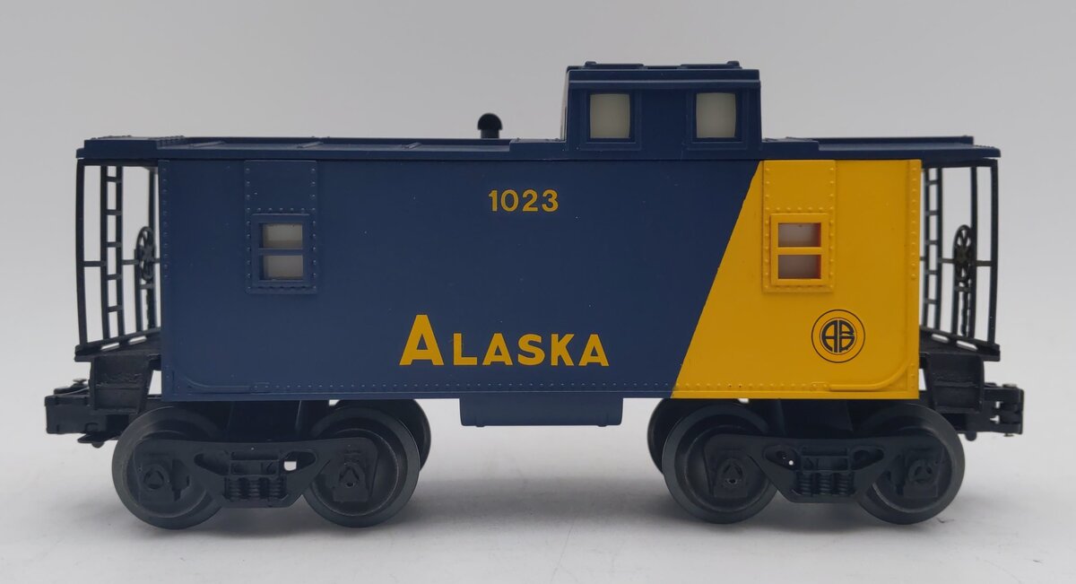 O Gauge Alaska Caboose #1023 - Custom Painted
