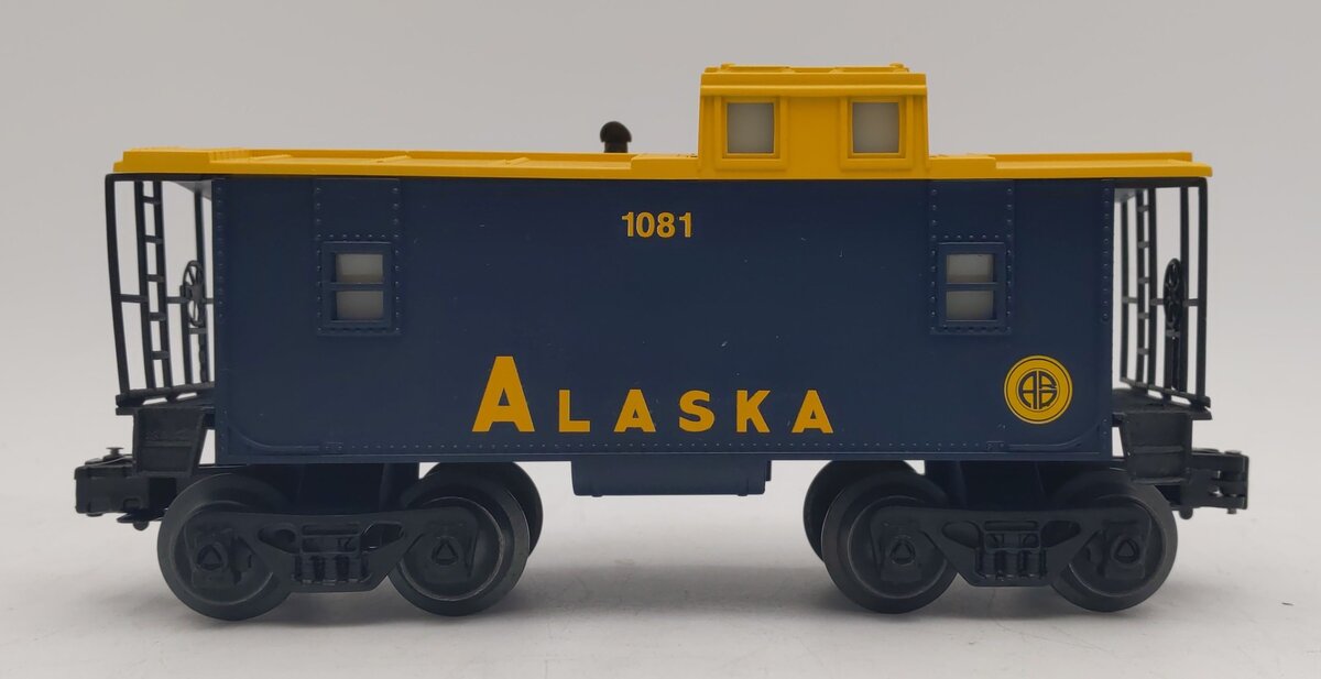 O Gauge Alaska Caboose #1081 - Custom Painted