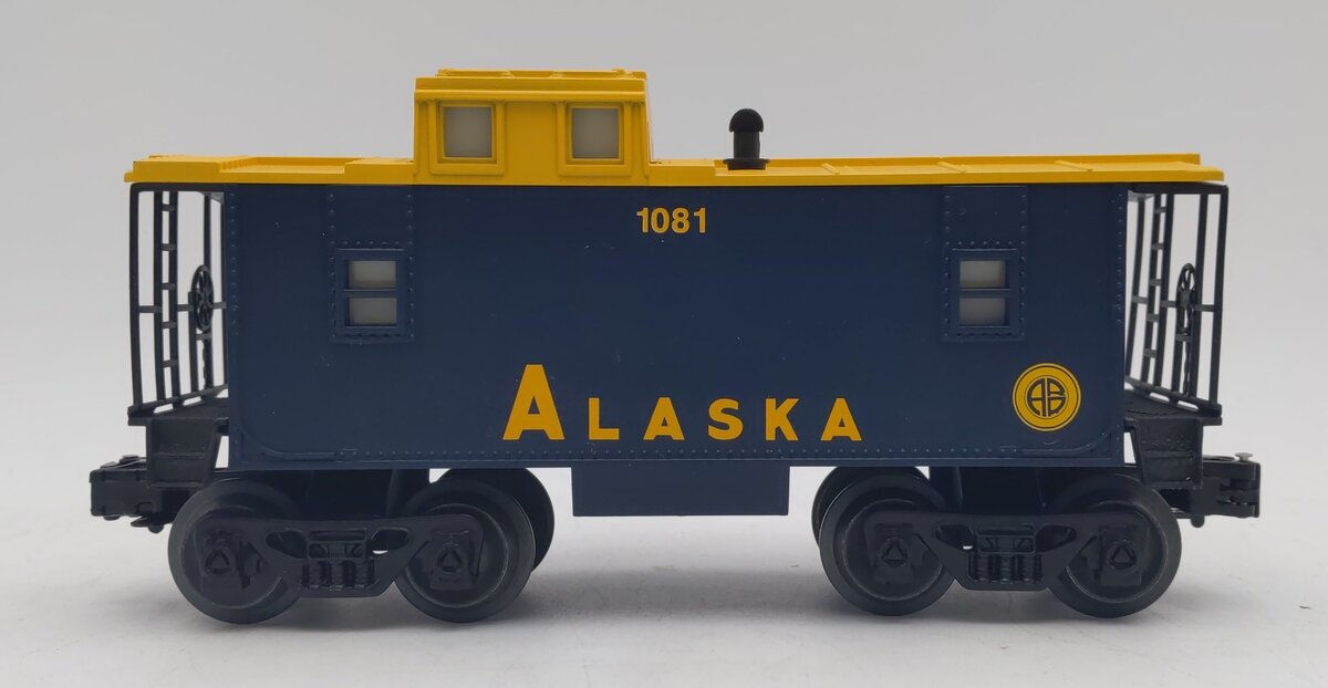O Gauge Alaska Caboose #1081 - Custom Painted