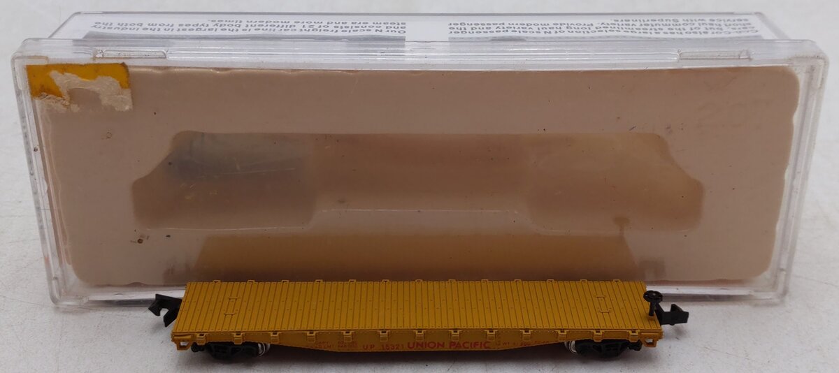 Con-Cor 0001-120102 N Scale Union Pacific Flat Car #115321 EX/Box