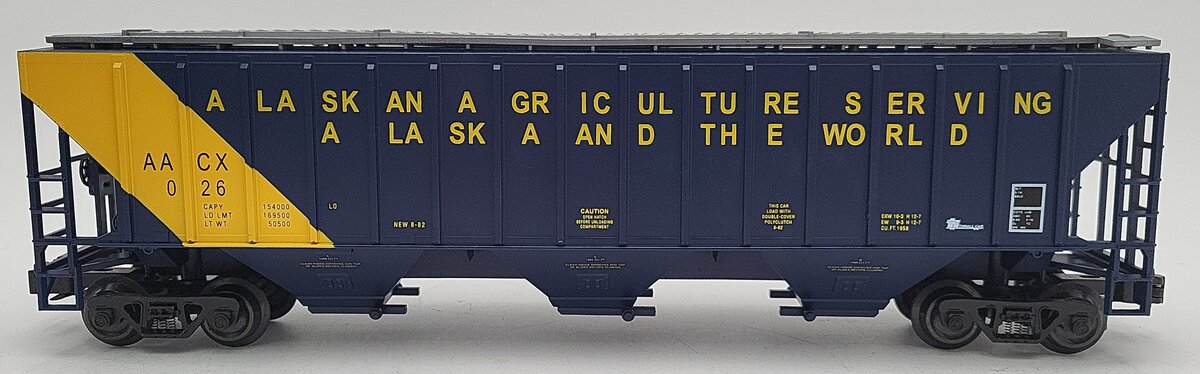 Weaver U3715D O Alaska PS-2 Central Discharge Hopper #026 (3-Rail) LN/Box