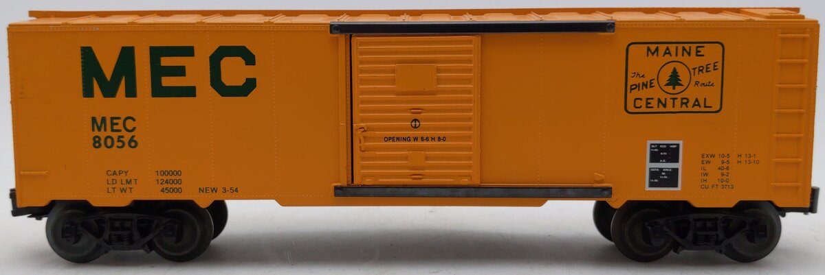 Williams O Gauge MEC Box Car #8056 EX