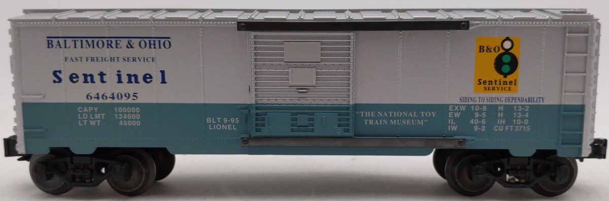 Lionel 6-52051 O Gauge Baltimore & Ohio TCA "Sentinel" Boxcar #6464095 EX