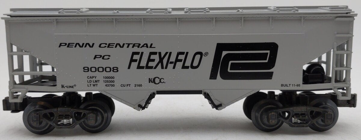 K-Line K90008 O Gauge Penn Central Flex-Flo 2-Bay Hopper EX