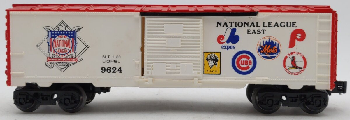 Lionel 6-9624 O Gauge National League East Boxcar VG