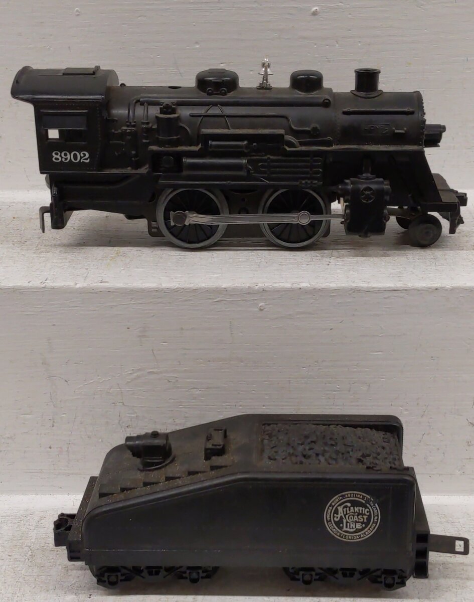 Lionel 6-8902 Atlantic Coast Line 2-4-0 Steam Locomotive & Tender VG