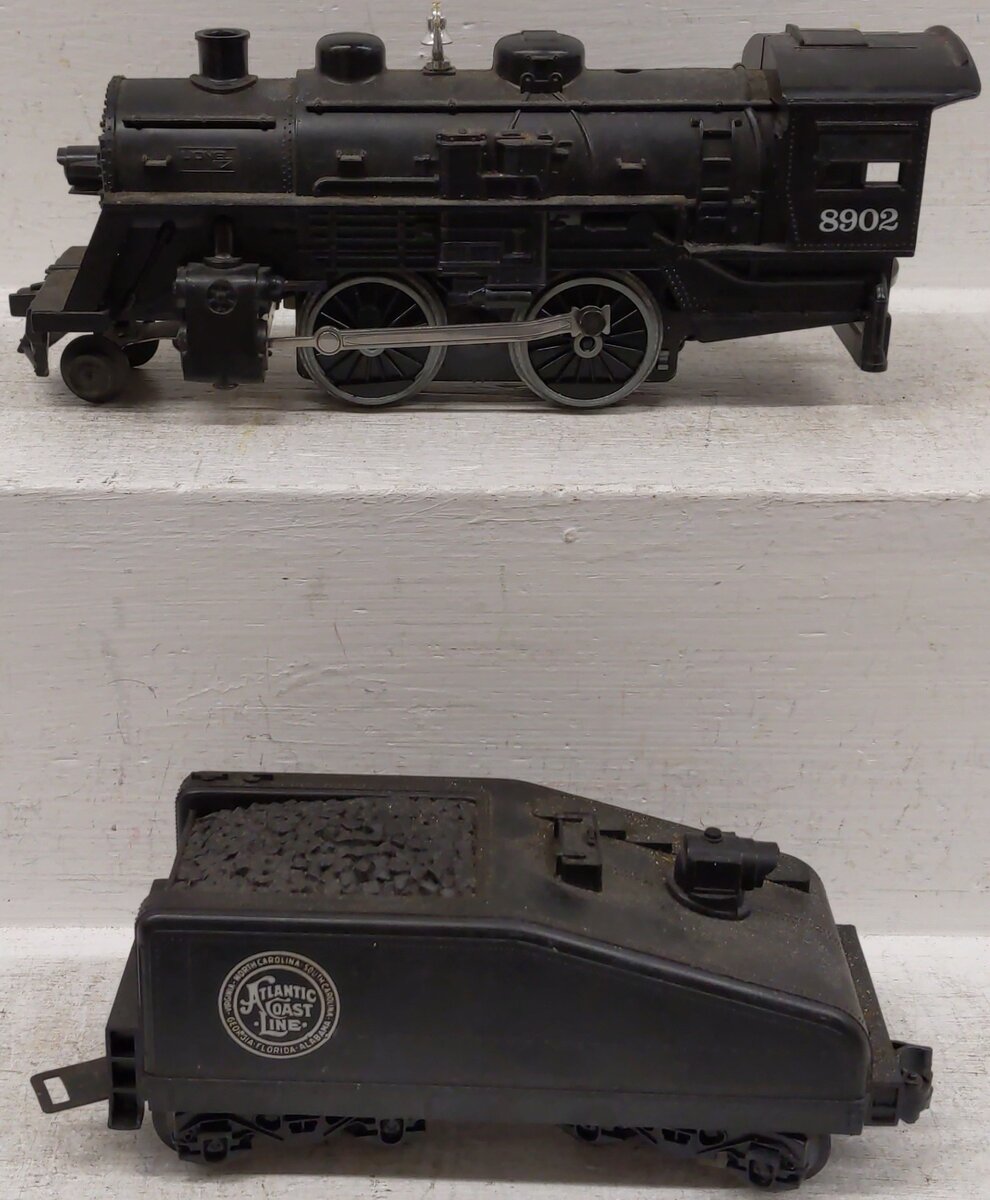 Lionel 6-8902 Atlantic Coast Line 2-4-0 Steam Locomotive & Tender VG