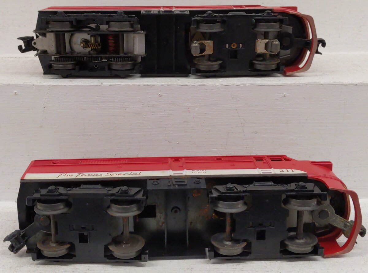 Lionel 211 Vintage O Texas Special AA Diesel Set VG