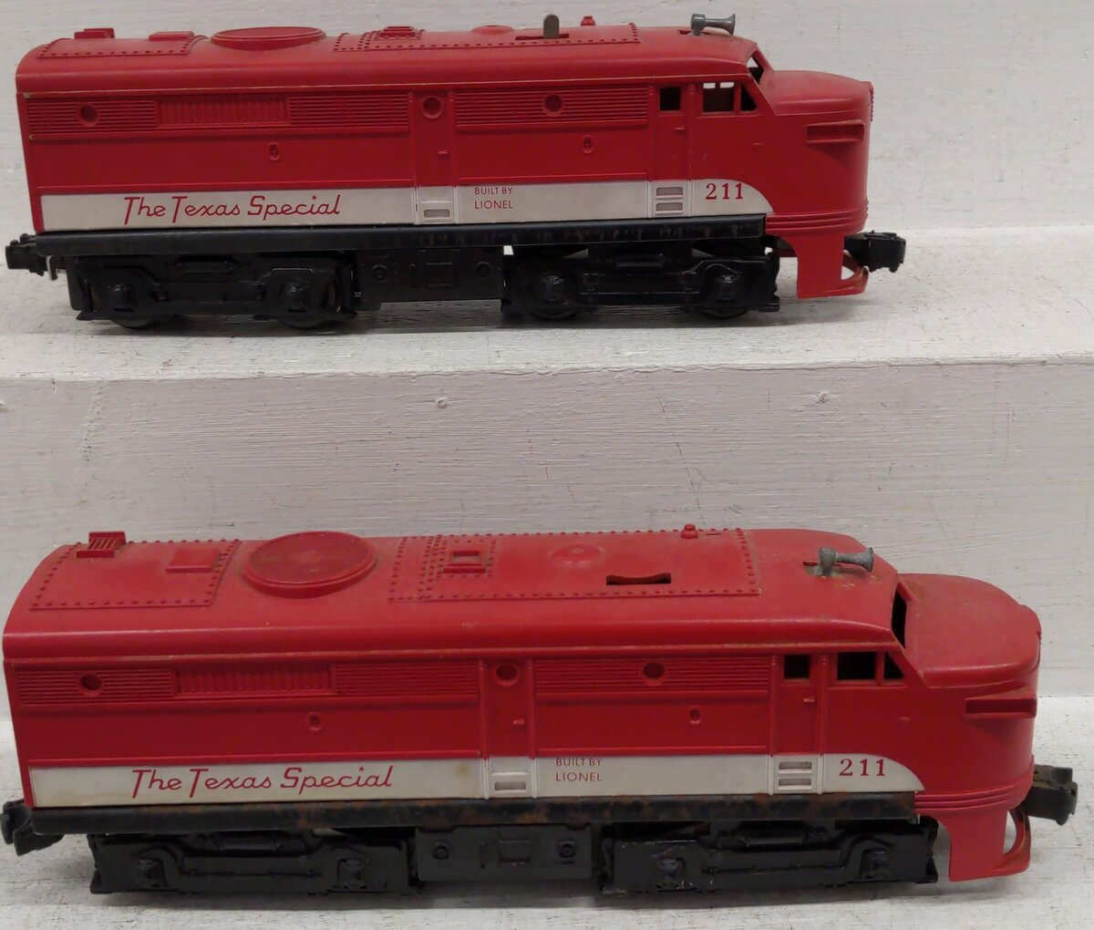 Lionel 211 Vintage O Texas Special AA Diesel Set VG