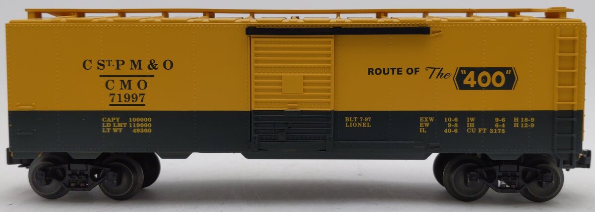 Lionel 6-52110 O Gauge LCCA 1997 C St. PM&O Standard Boxcar #71997 EX