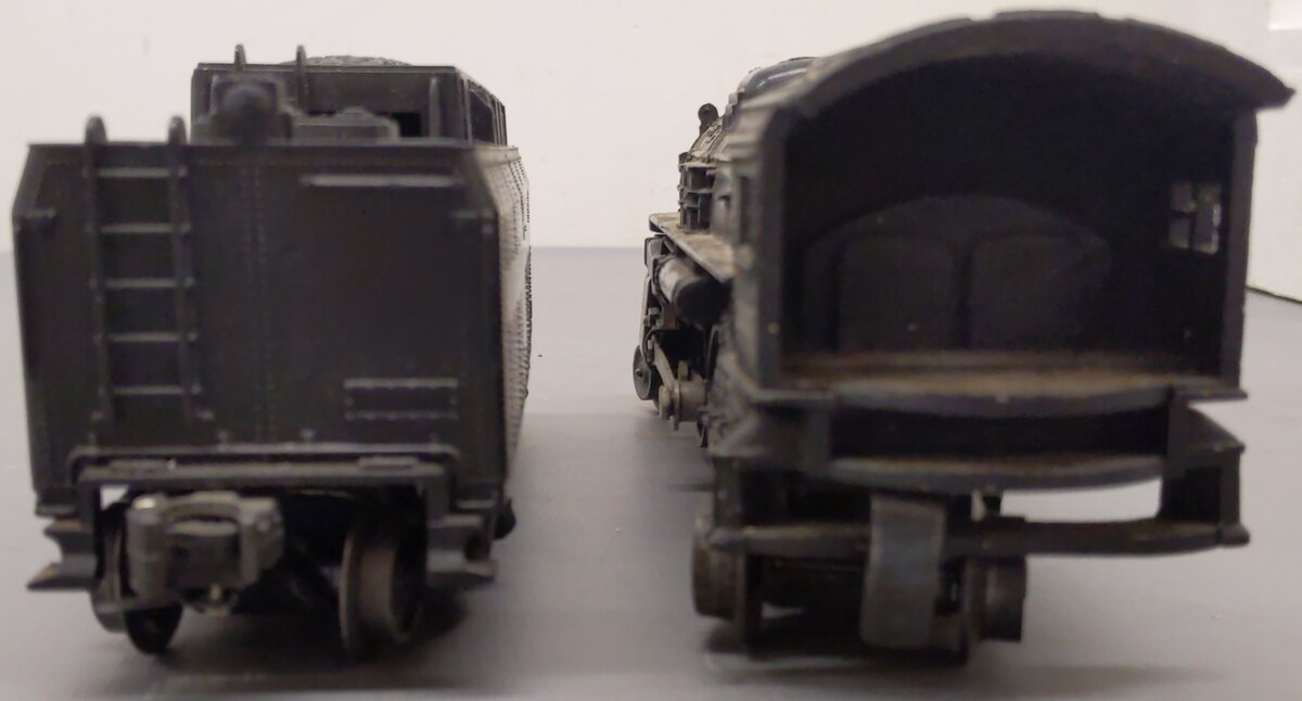 Lionel 2037 Vintage O 2-6-4 Die-Cast Steam Locomotive and 6026W Tender VG