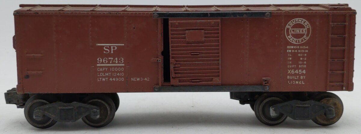 Lionel X6454 Vintage O Southern Pacific Boxcar VG