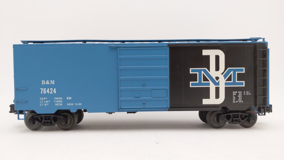 Weaver 76424 Boston and Maine Boxcar [3 Rail] LN