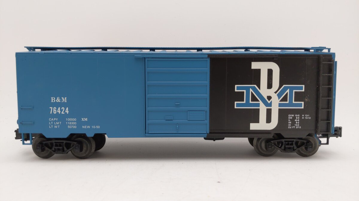 Weaver 76424 Boston and Maine Boxcar [3 Rail] LN