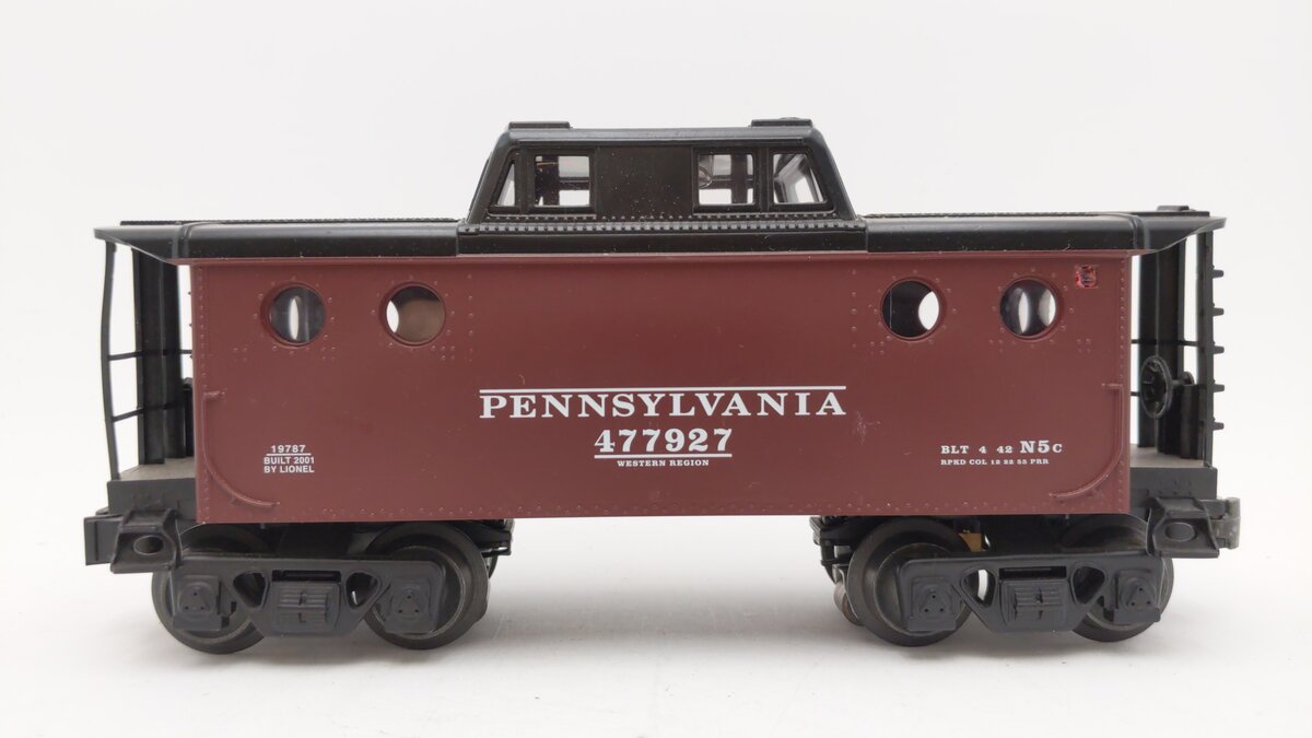 Lionel 6-19787 O Pennsylvania Porthole Caboose EX