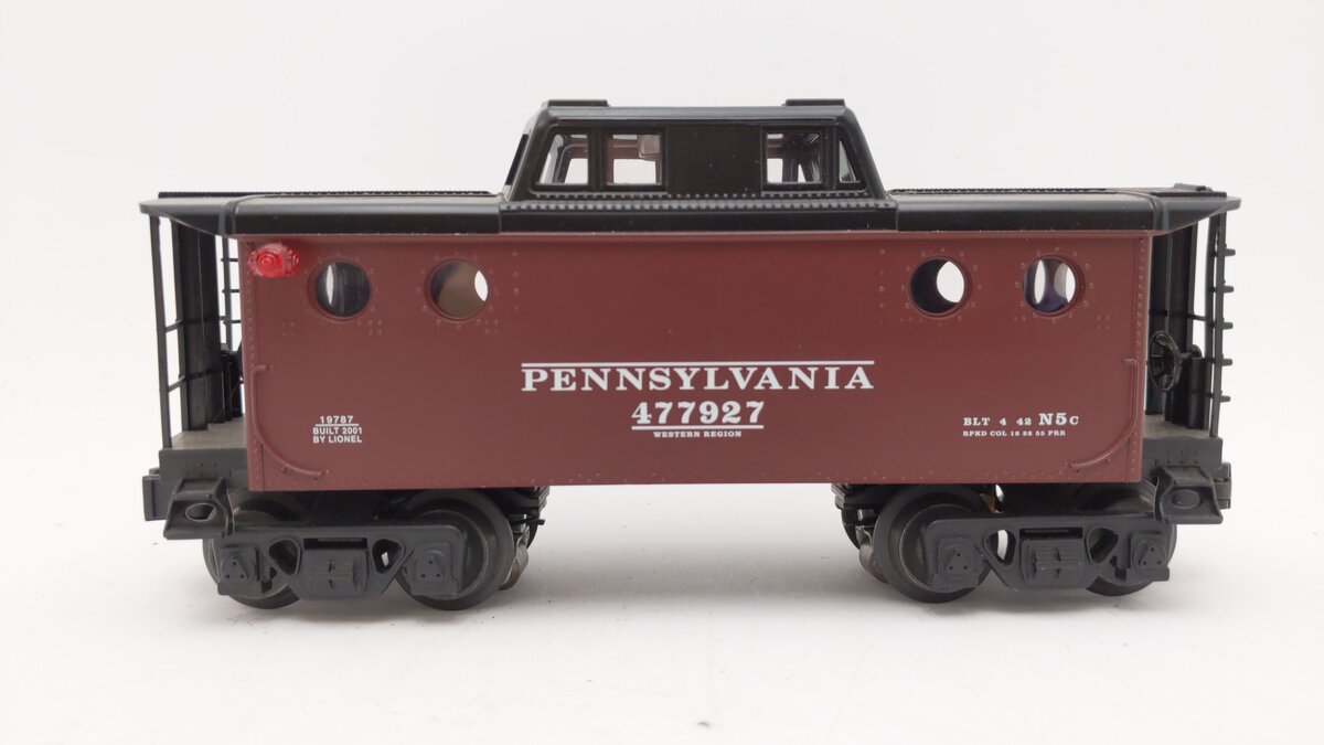Lionel 6-19787 O Pennsylvania Porthole Caboose EX