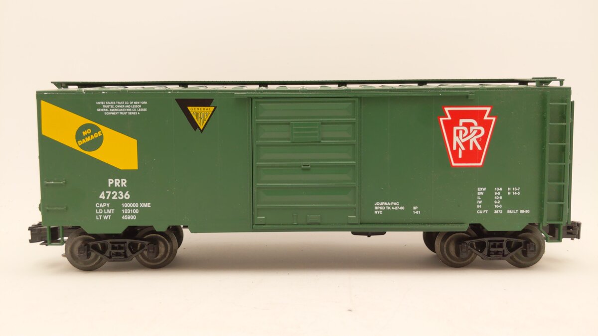 Weaver 47236 O Gauge Pennsylvania Railroad Boxcar #47236 (3 Rail) EX