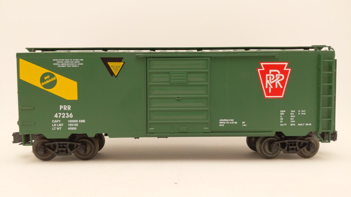 Weaver 47236 O Gauge Pennsylvania Railroad Boxcar #47236 (3 Rail) EX