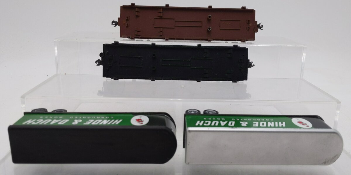 Generic HO Scale Monon Fla Cars W/ Trailers #7560 #7568 [2] EX