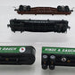 Generic HO Scale Monon Fla Cars W/ Trailers #7560 #7568 [2] EX