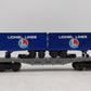 Lionel 6-16323 O Gauge Lionel Lines Flatcar w/ Trailers EX/Box