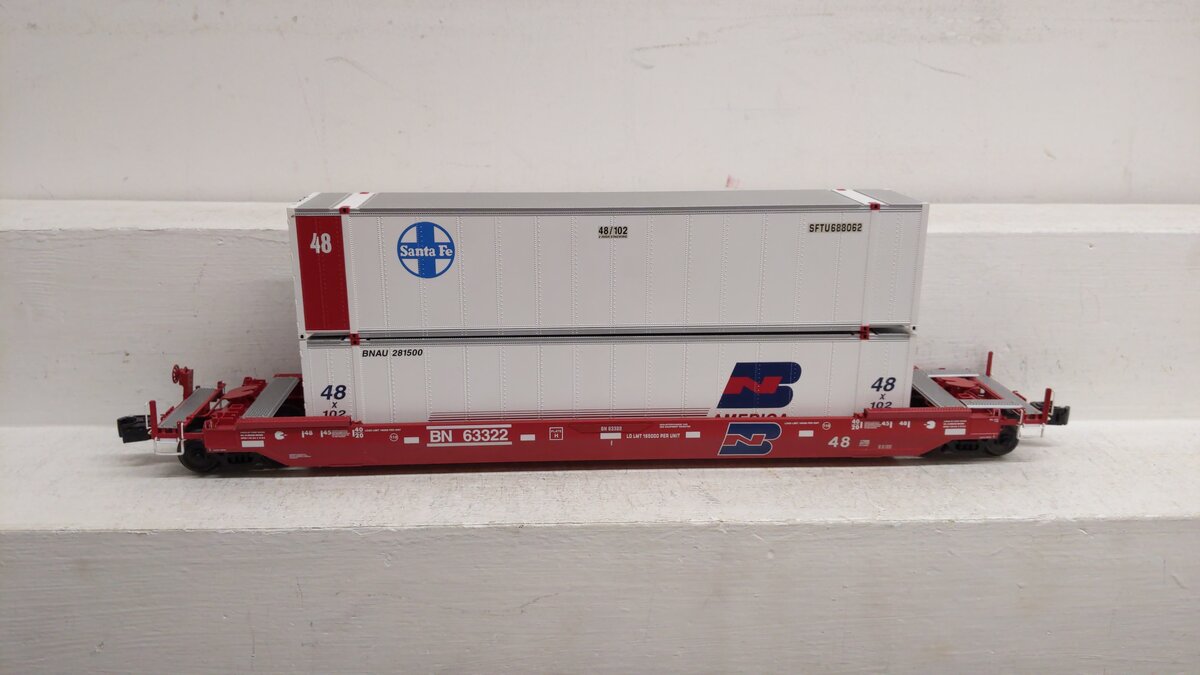 Lionel 6-17586 Burlingtono Northern Husky Stack EX/Box