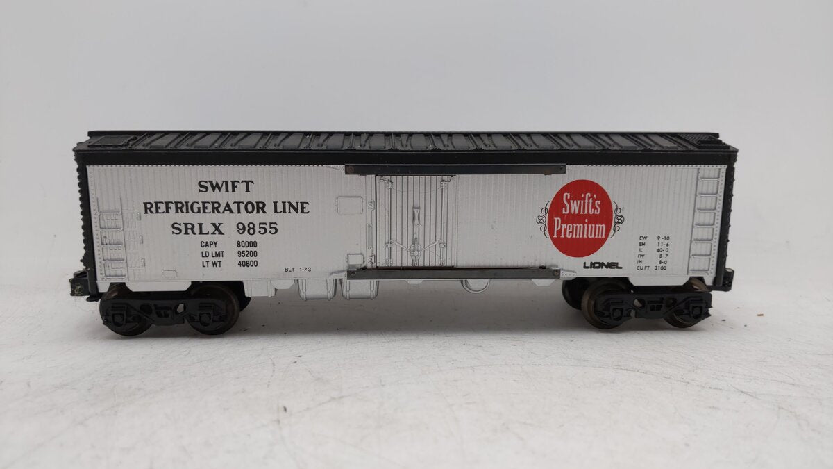Lionel 6-9855 O Gauge Swift Billboard Reefer Car EX/Box