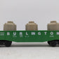 Lionel 6-9140 O Gauge Burlington Gondola EX/Box