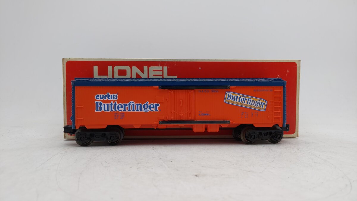 Lionel 6-9858 O Gauge Butterfinger Billboard Reefer Car EX/Box