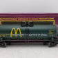 MTH 20-96021 O Gauge McDonald's Single Dome Tank Car #74978 EX/Box