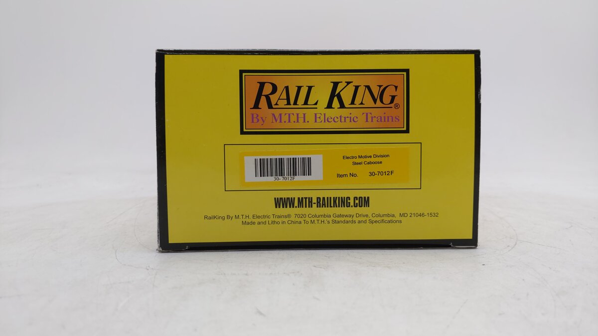 MTH 30-7012F O Gauge Electro Motive Division Steel Caboose EX/Box