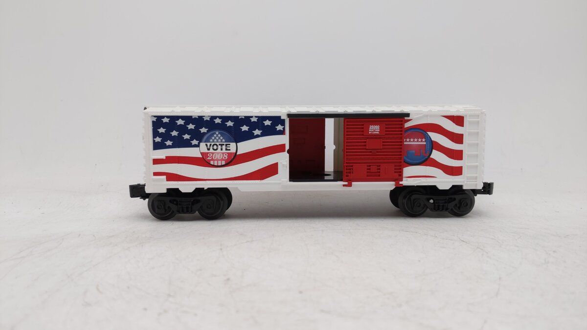 Lionel 6-25060 O Republican 2008 Election Boxcar EX/Box