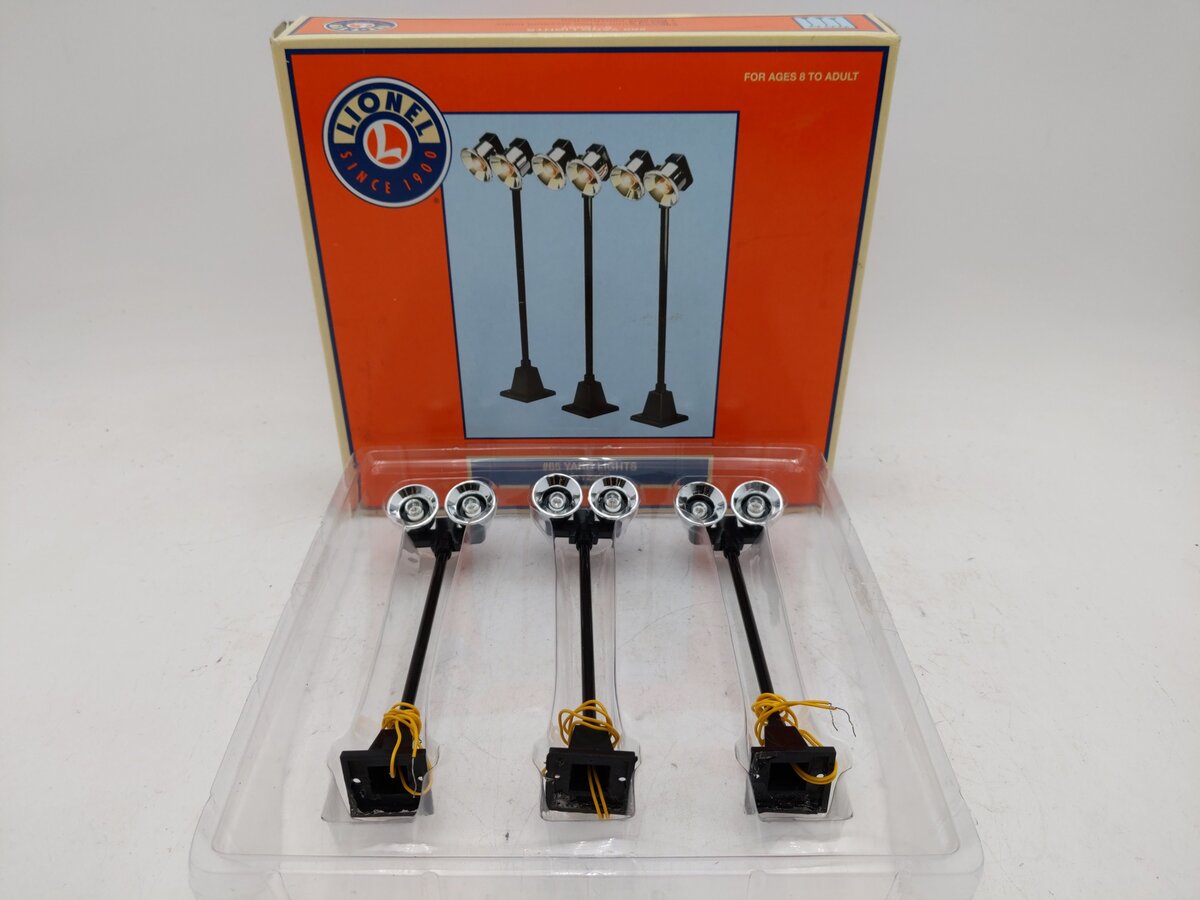 Lionel 6-12927 O Dual Illuminated #65 Yard Lights (Set of 3) EX/Box