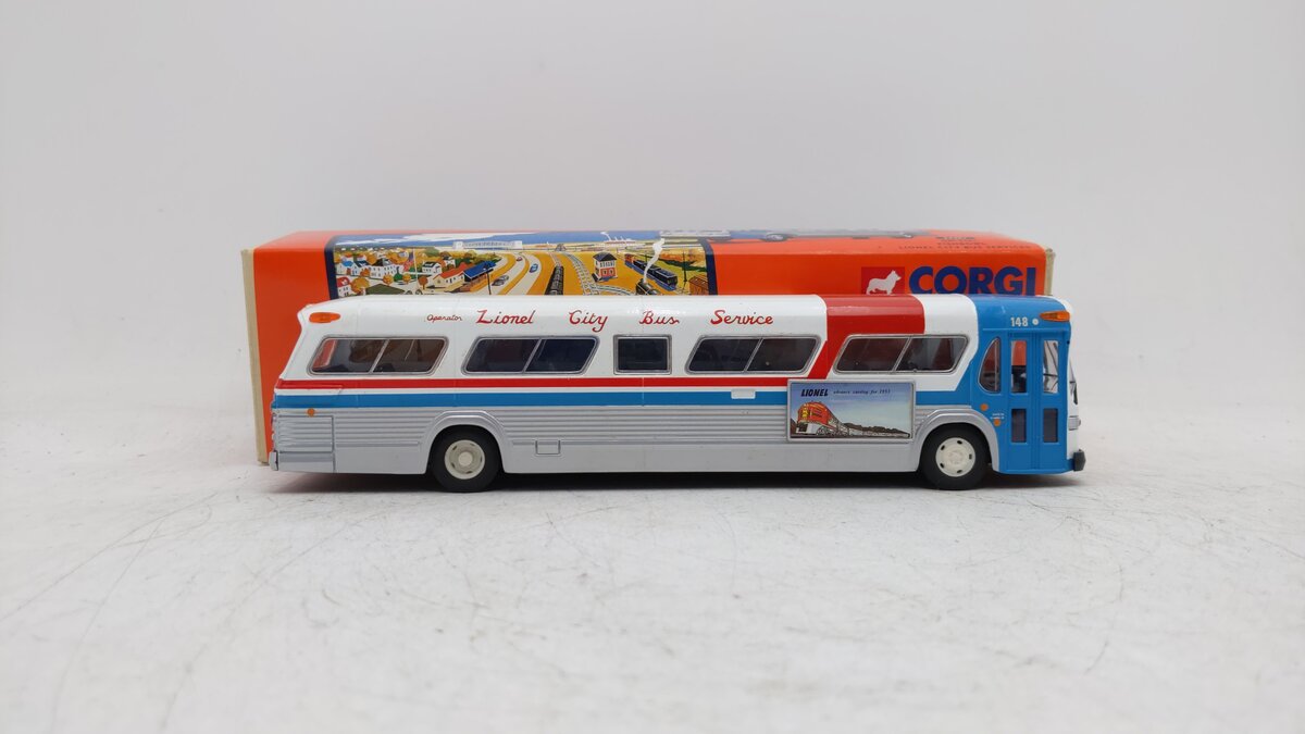 Corgi 54401 1:50 Lionel City Bus Services GM 5301 Fishbowl Bus EX/Box