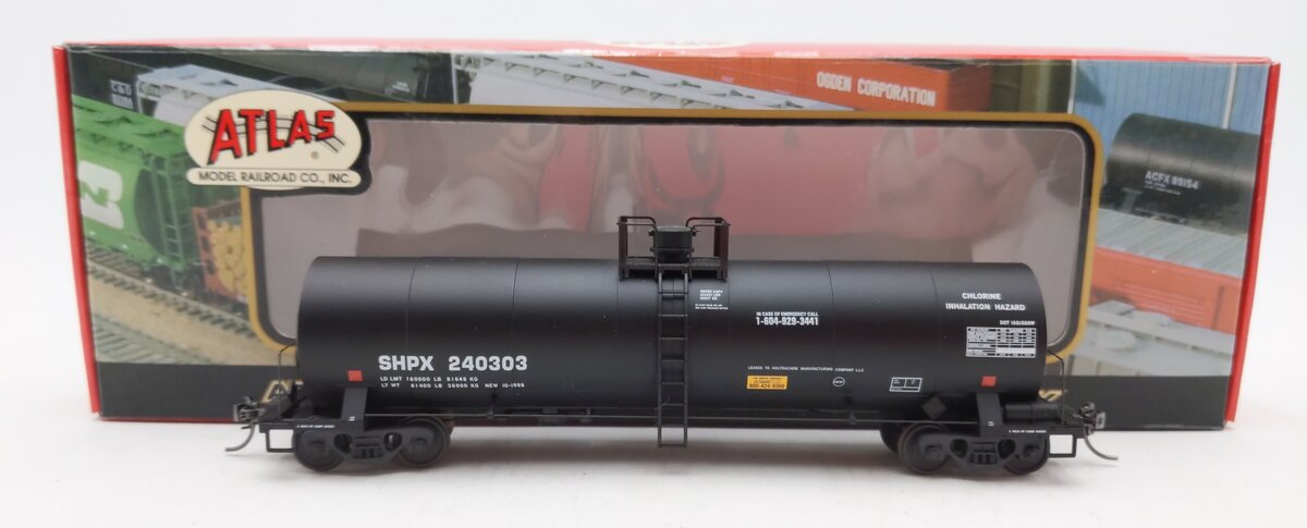 Atlas 1560-2 HO Scale Shippers Car Line (SHPX) 17,360 Gallon Tank Car #240303 EX/Box