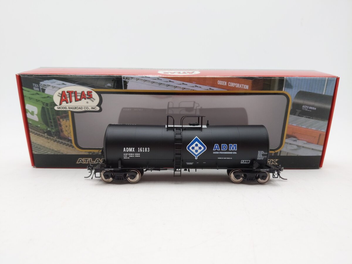 Atlas 6239-1 HO Scale ADMX 17,600 Gallon Tank Car #16183 EX/Box