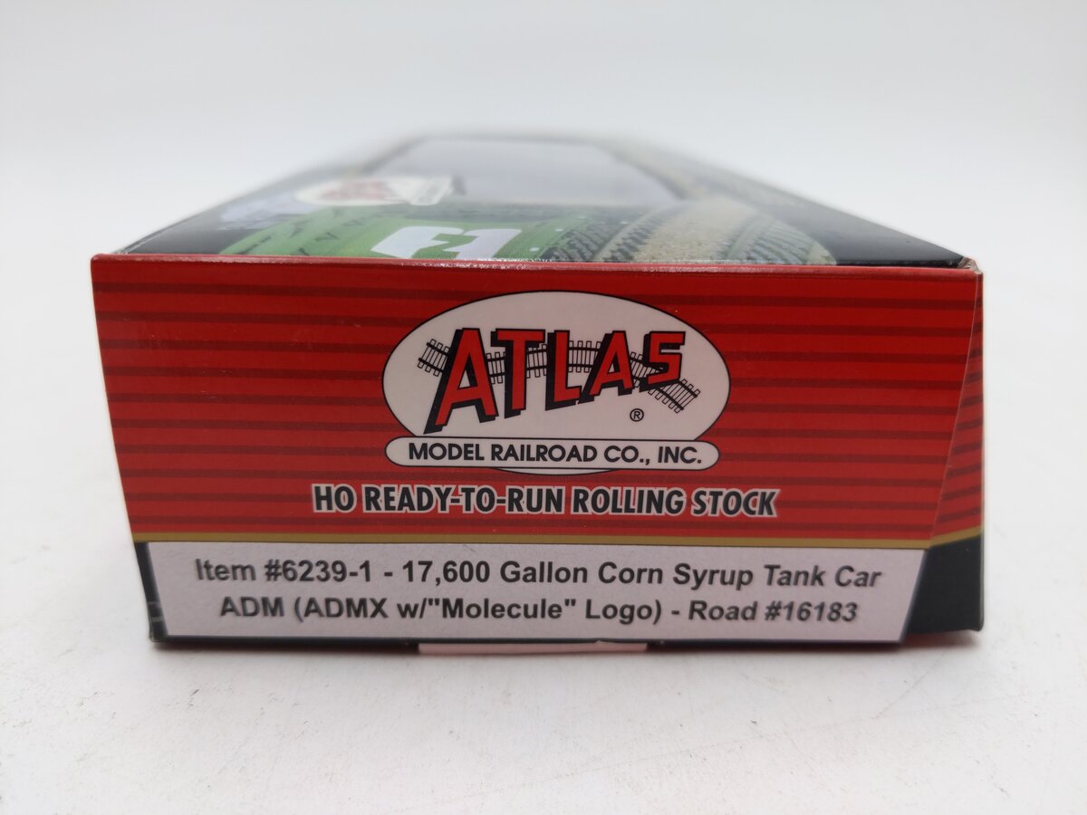 Atlas 6239-1 HO Scale ADMX 17,600 Gallon Tank Car #16183 EX/Box