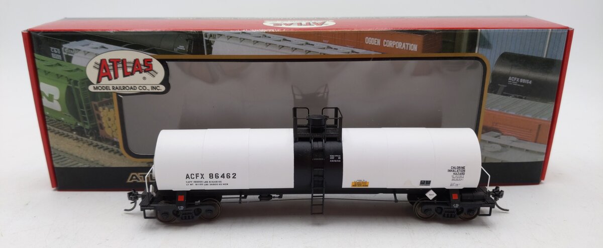 Atlas 1553-1 HO Scale ACFX 17,360 Gallon Tank Car #86462 EX/Box