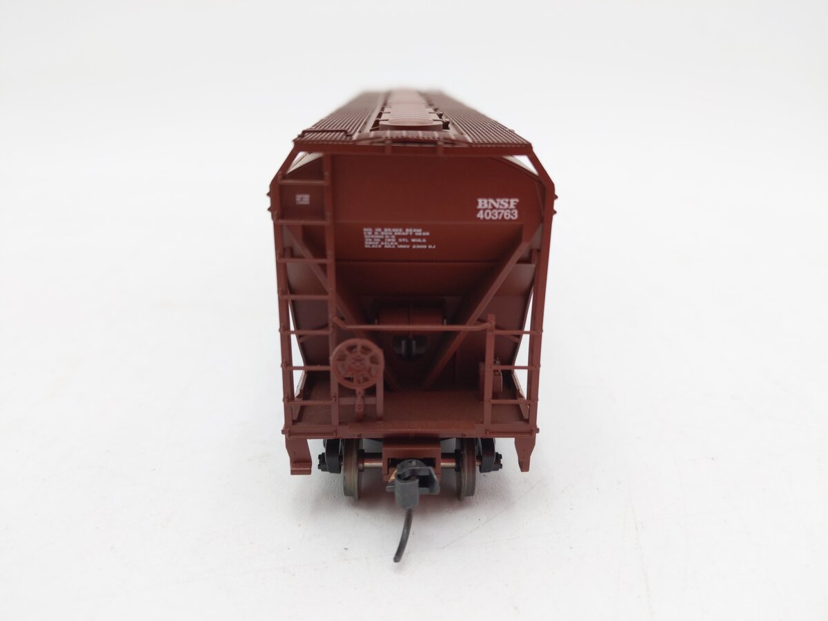 Atlas 1455-2 HO Burlington Northern Santa Fe 3 Bay Centerflow Hopper Car #403763 EX/Box