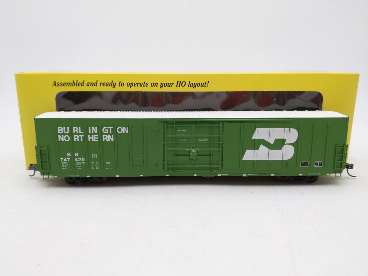 Erm 1063B HO Scale Burlington Northern 12' Door Beer Car #747420 EX/Box