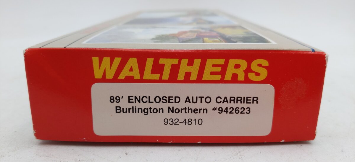 Walthers 932-4810 HO BN 89' Enclosed Auto Carrier #942623 (Weathered) -Assembled EX/Box