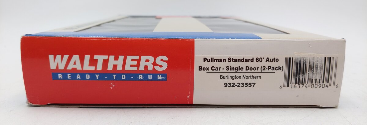 Walthers 932-23557 HO Scale BN Pullman Standard 60' Auto Boxcars (2-Pack) EX/Box
