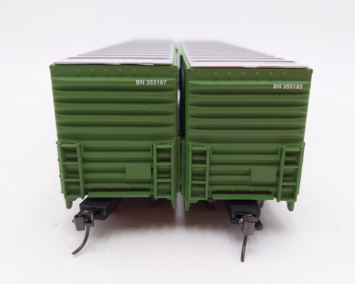 Walthers 932-23557 HO Scale BN Pullman Standard 60' Auto Boxcars (2-Pack) EX/Box