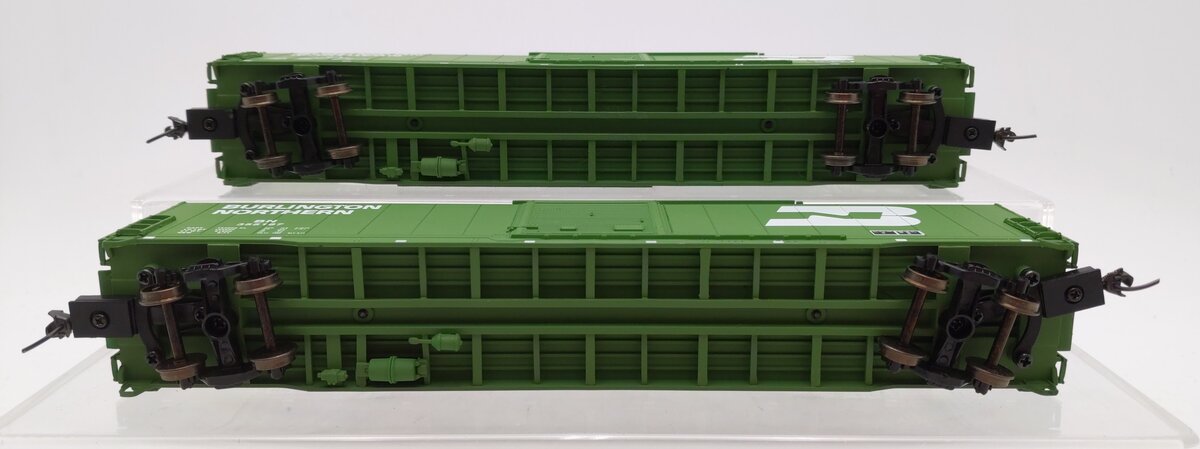 Walthers 932-23557 HO Scale BN Pullman Standard 60' Auto Boxcars (2-Pack) EX/Box