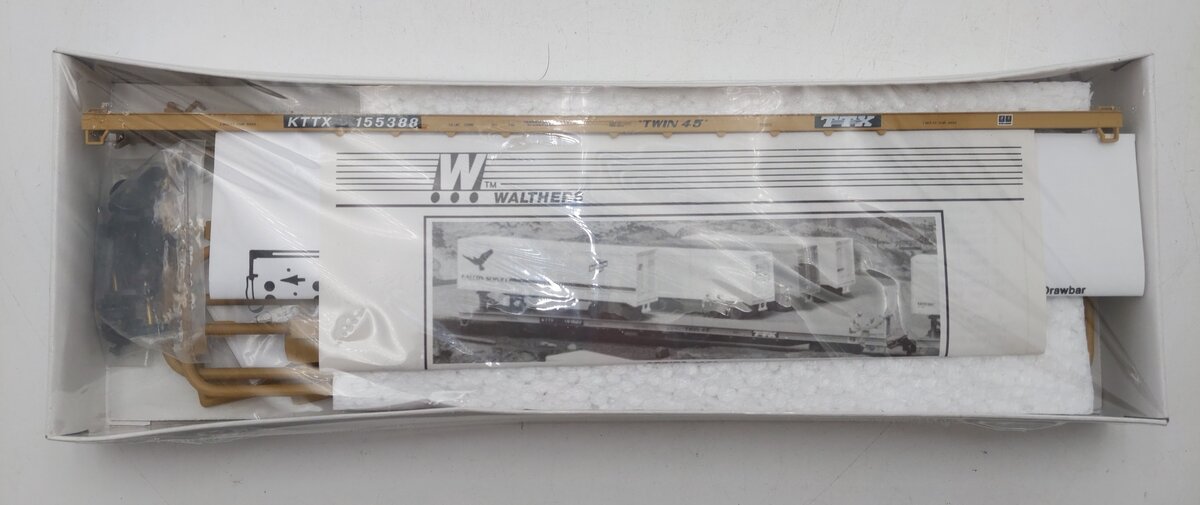 Walthers 932-4962 HO Scale Trailer Train 89' F89F TOFC Flat Car Kit #155388 MT/Box