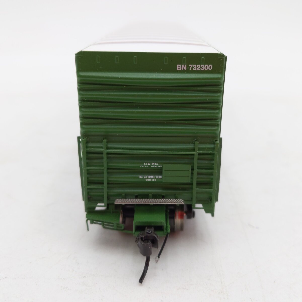 Athearn G4347 HO Scale Burlington Northern 50' PC&F Plug Door Boxcar #732300 EX/Box