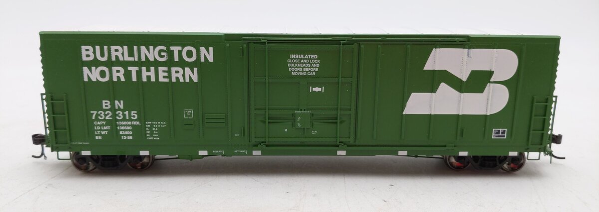 Athearn G4340 HO Scale Burlington Northern Plug-Door Box Car #732315 LN/Box